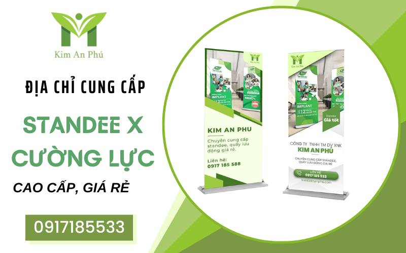 standee X cường lực